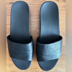 Vionic Val Slide Sandals Black 9.5